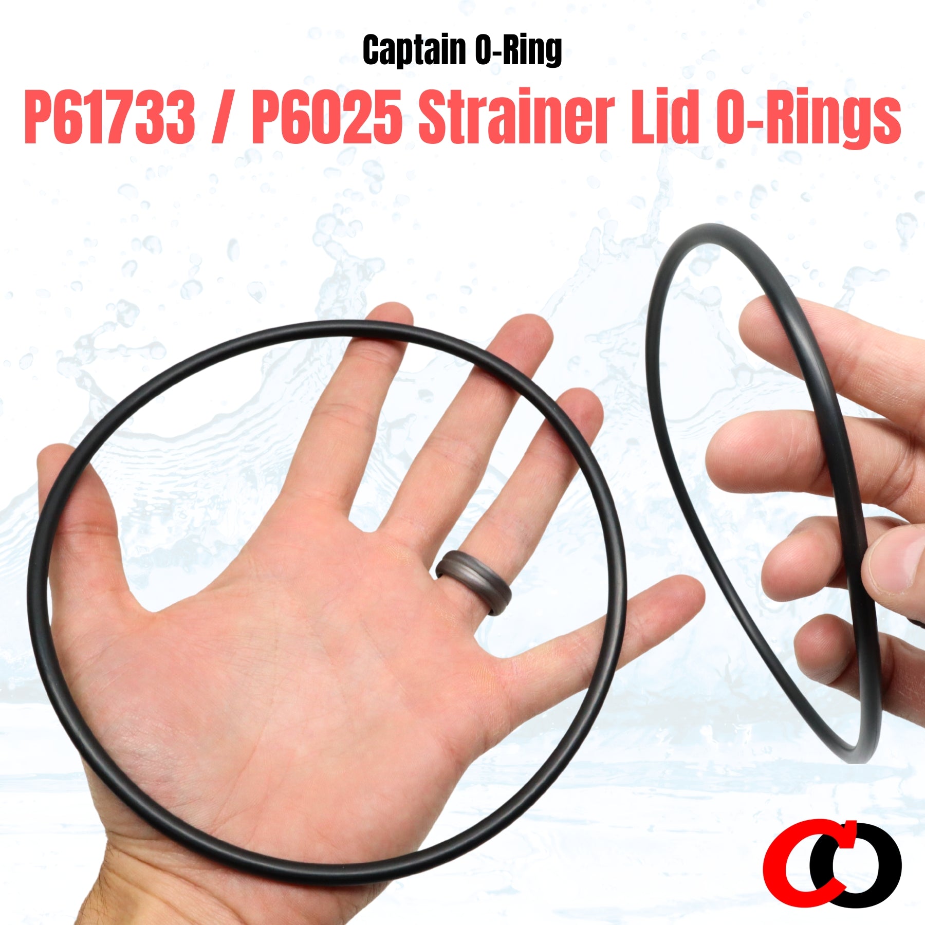 P61733/P6025 O-Ring for Bestway Flowclear Filter Pumps (2 Pack, P61733ASS18 / P6025ASS16)