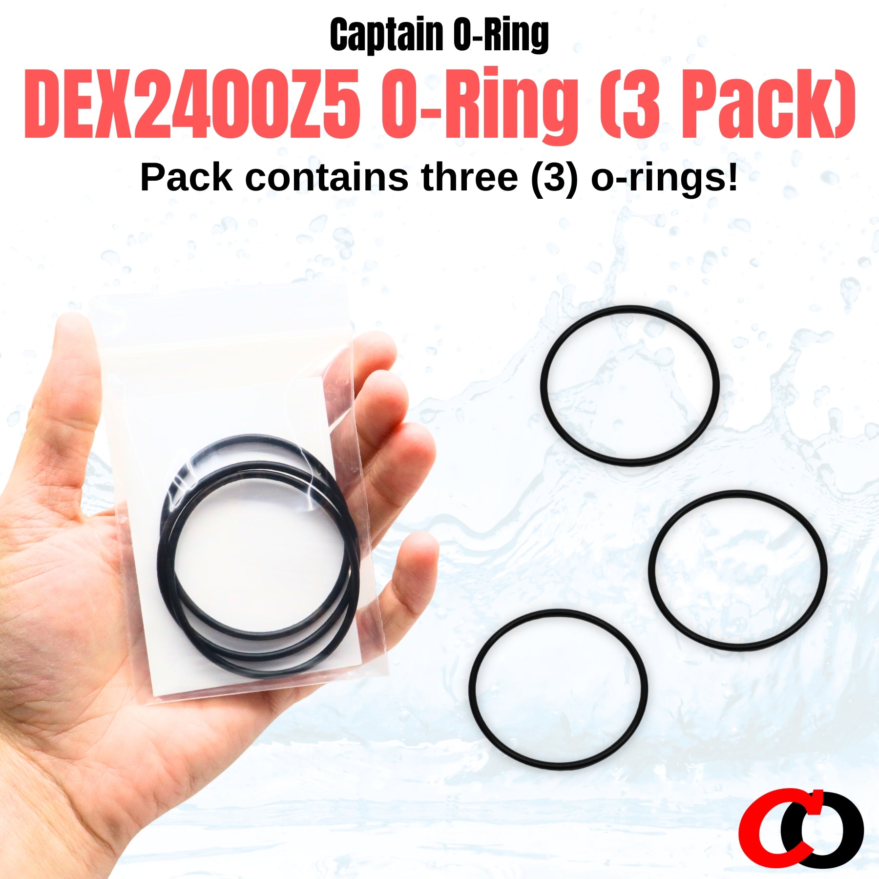 Hayward DEX2400Z5 Outlet Elbow O-Ring (3 Pack)