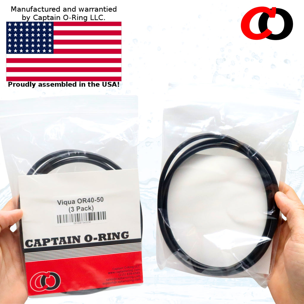 Viqua OR40-50 / Simpure DB10,DB20 / Aquios OR236 O-Rings (3 Pack)