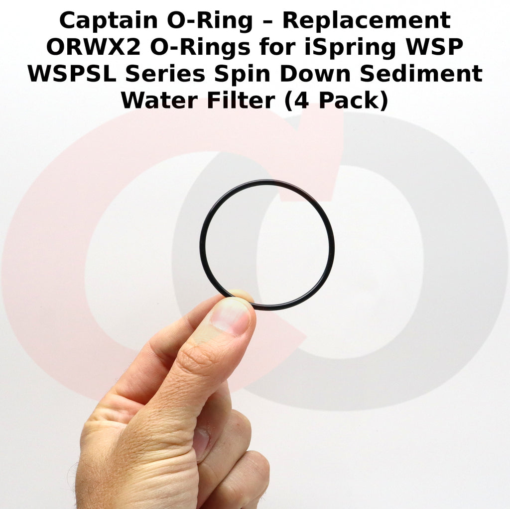 ORWX2 O-Rings for iSpring WSP WSPSL Series Spin Down Sediment Water Filter (4 Pack)
