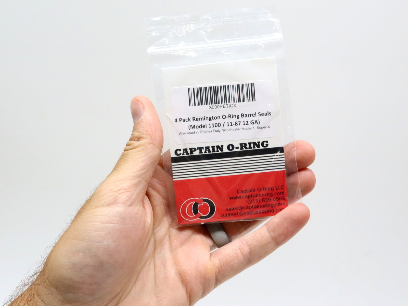 Remington F15899 Graphite Coated Barrel Seal O-Rings (Model 1100, 11-87 - 12 Gauge) [4 Pack]