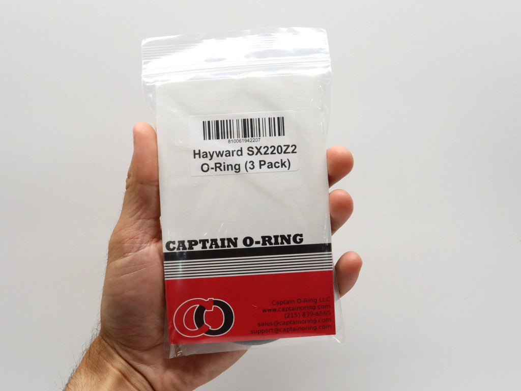 SX220Z2 O-Rings for Hayward Max-Flo VS/II, SwimClear, Pro-Grid DE Filters/Pumps (3 Pack)
