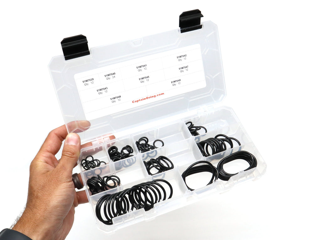 TY16431 (2x) 120pc O-Ring kit for John Deere SAE J2244/2 (ISO 6149) Metric Port Hydraulic Fittings