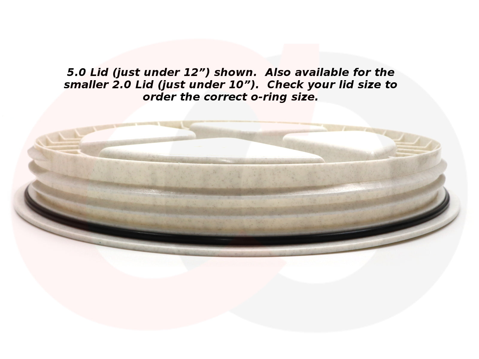 Upgraded Replacement O-Ring Seal Gasket for Gamma2 Vittles Vault Pet Food Container Lid (2 Pack) [10” or 12” Lid Sizes]