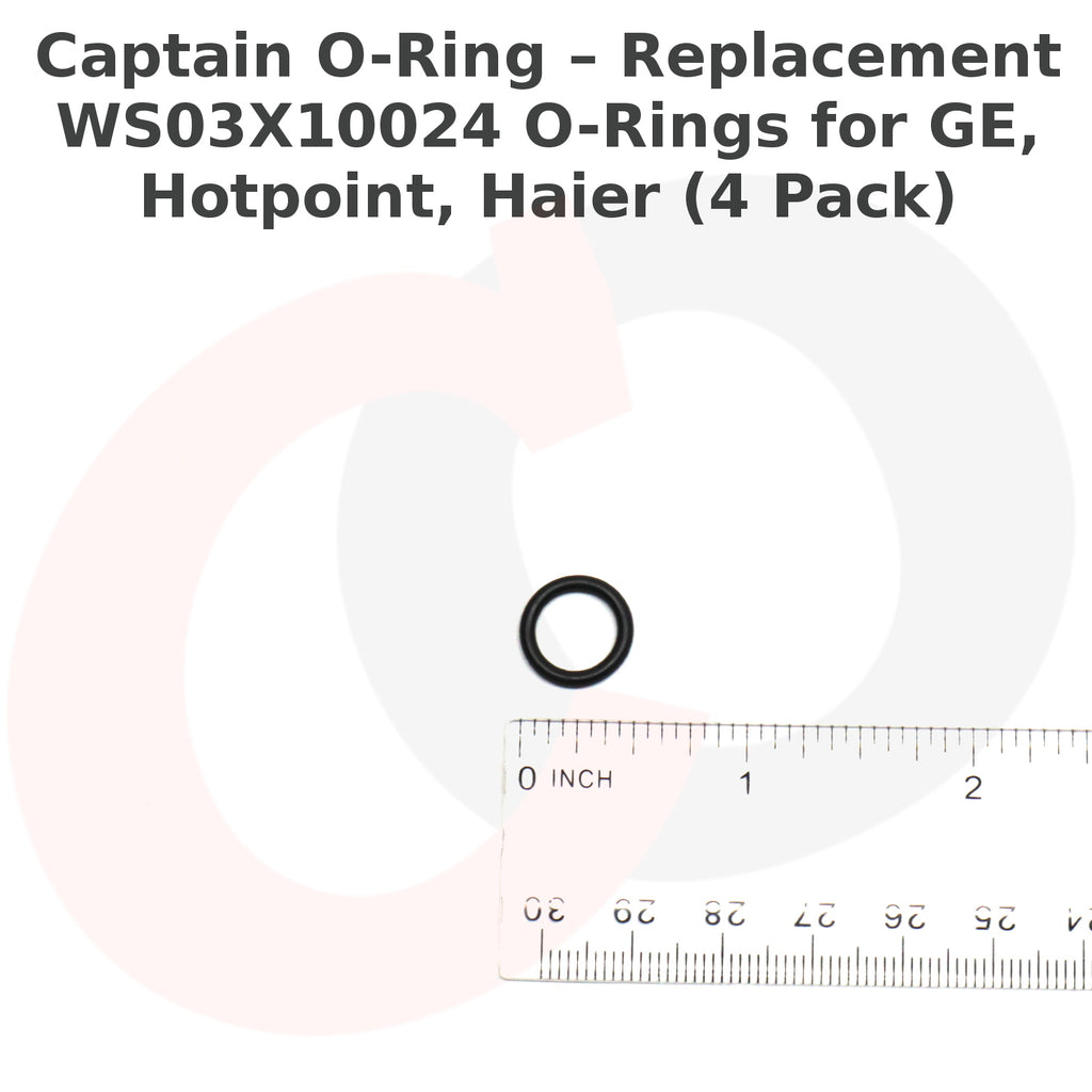WS03X10024 O-Rings for GE, Hotpoint, Haier (4 Pack)