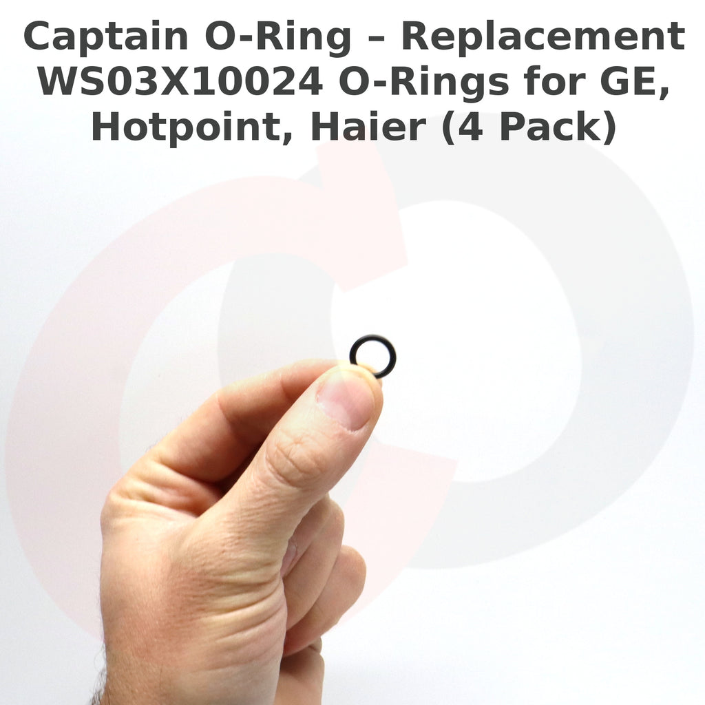 WS03X10024 O-Rings for GE, Hotpoint, Haier (4 Pack)