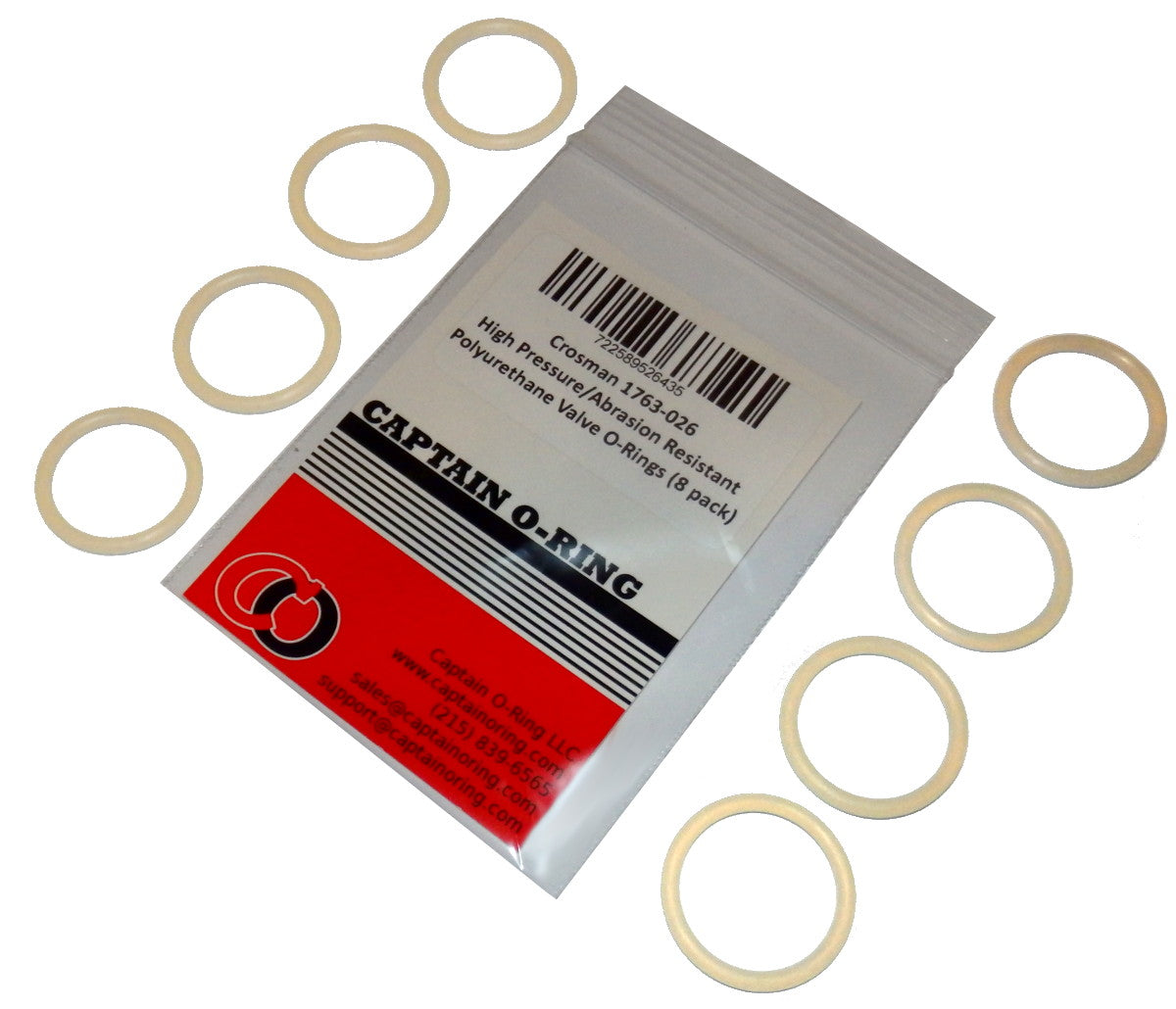 Crosman Air Rifle 1763-026 High Pressure Polyurethane Oring (8