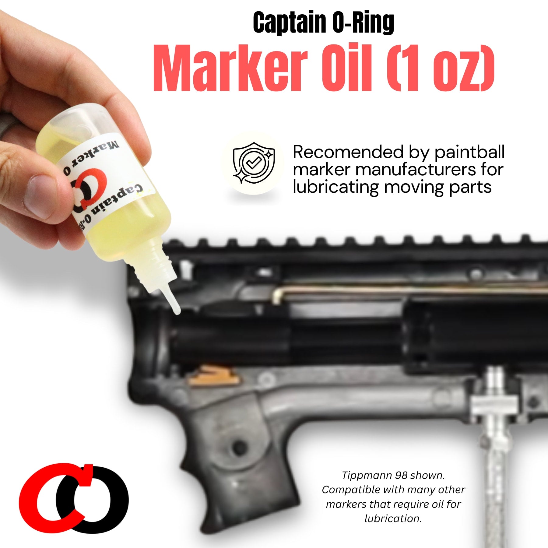 Marker Oil Lube (1 oz, 30cc) by Captain O-Ring - Dropper Oil Lubricant Marker Oil Lube (1 oz, 30cc) by Captain O-Ring - Dropper Oil Lubricant