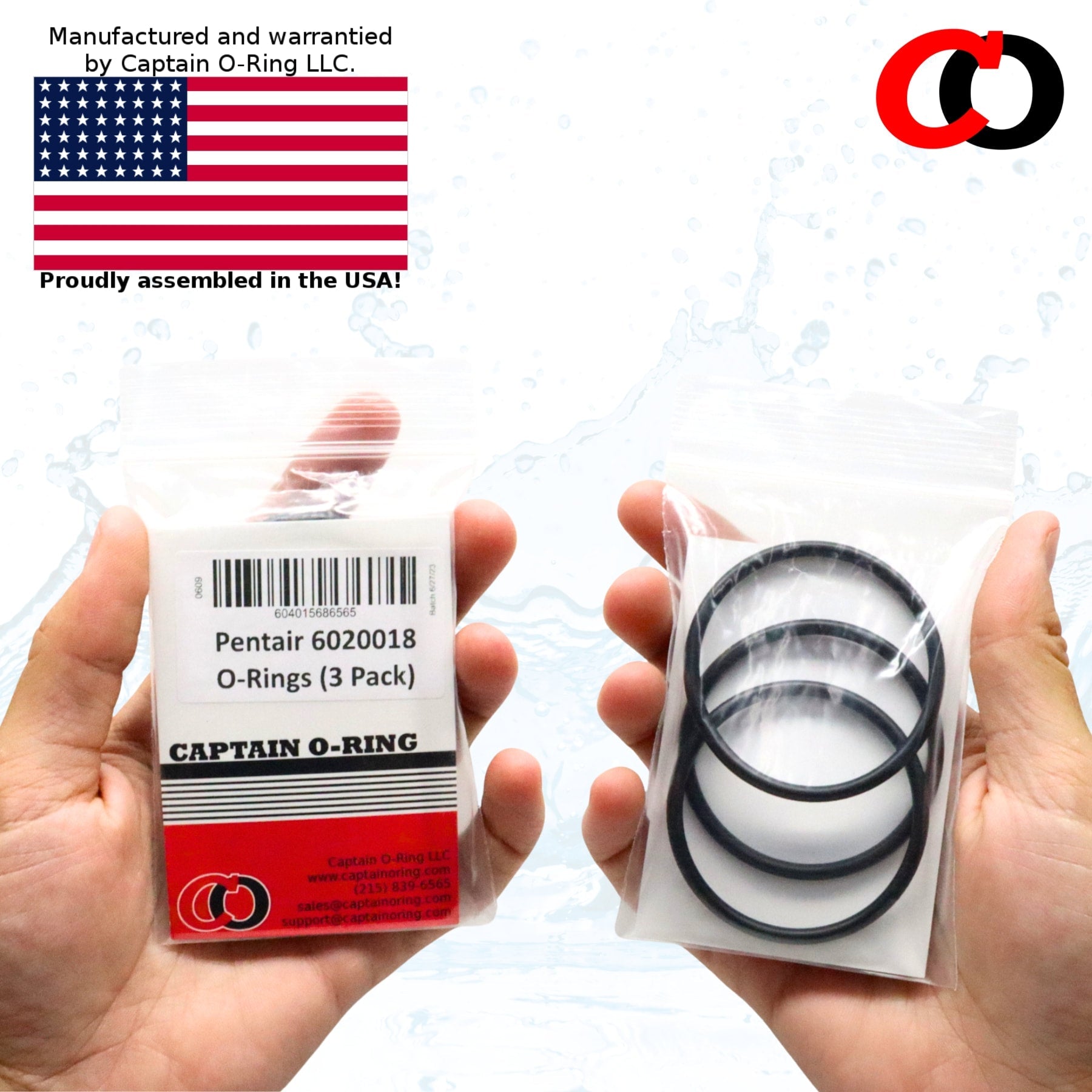 Captain O-Ring 6020018 ORings Compatible with Pentair 350157