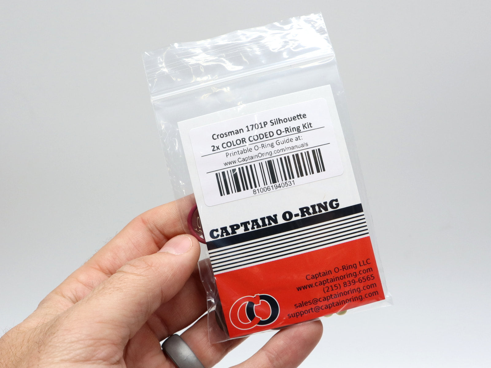Replacement O-Ring Kit for Crosman 1720T Target PCP Pistol (.177