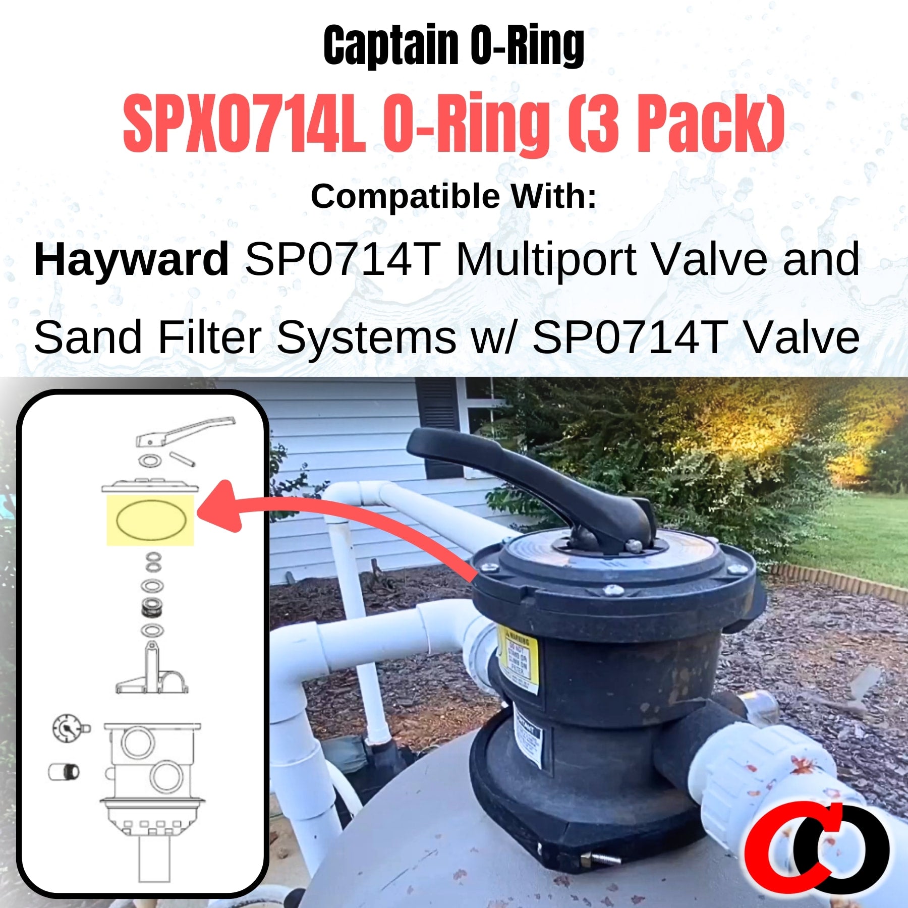 Captain O-Ring – Replacement SPX0714L Cover O-Rings for Hayward