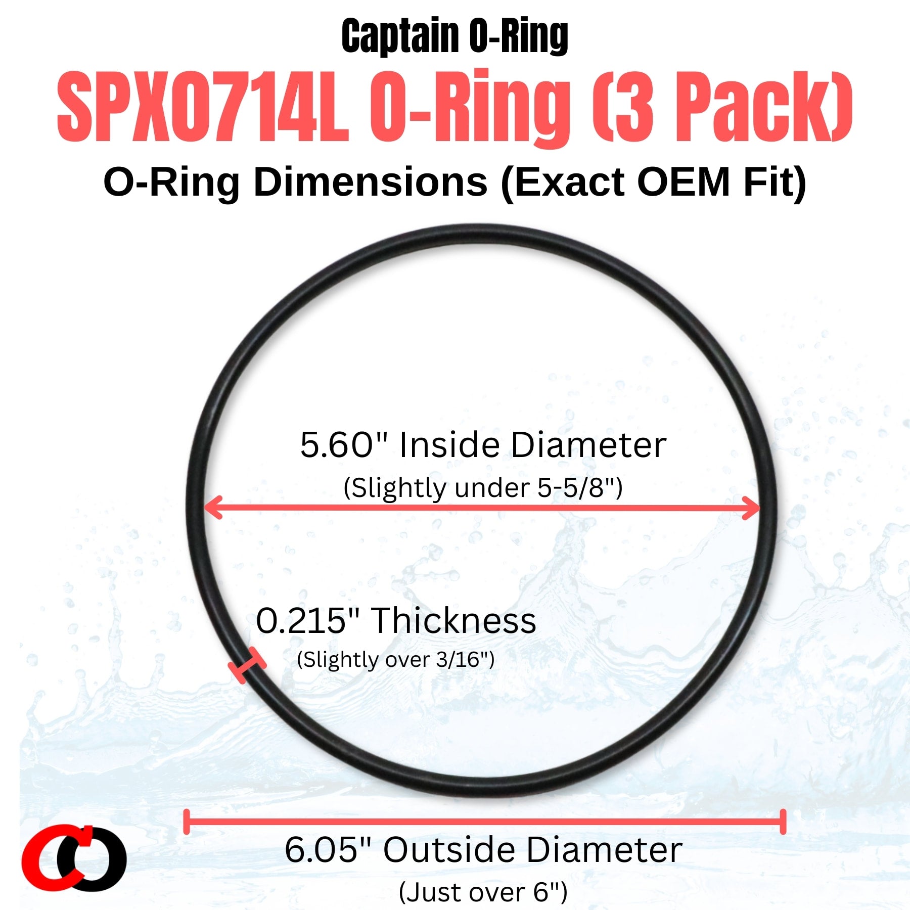 Captain O-Ring – Replacement SPX0714L Cover O-Rings for Hayward