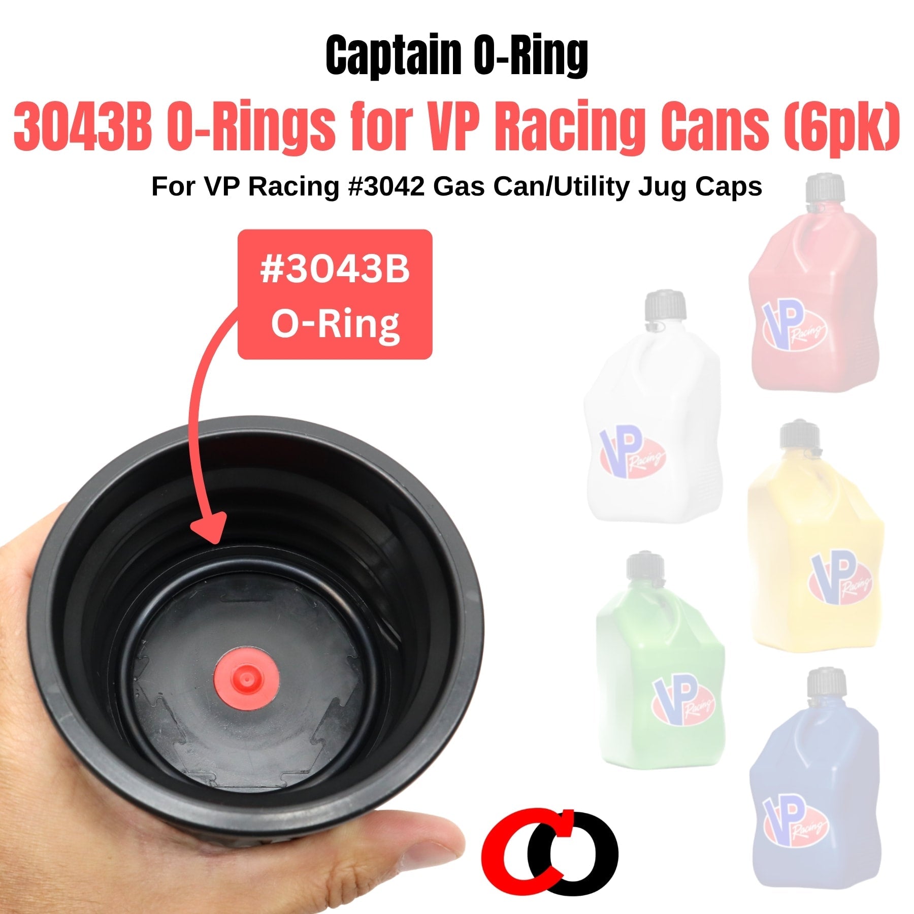 Captain O-Ring – Replacement 3043B O-Rings for VP Racing Fuels