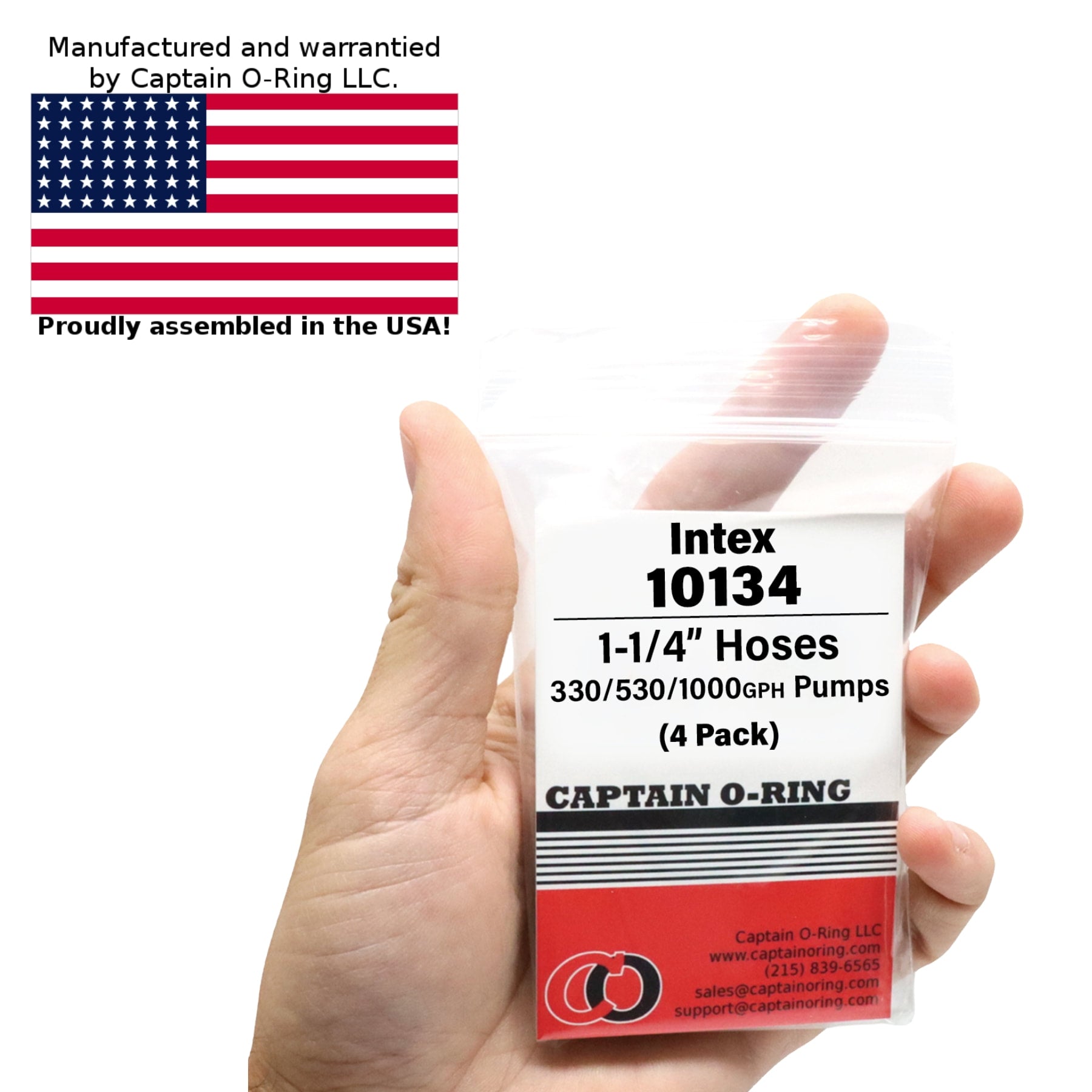 Captain O-Ring – Replacement 10134 Orings for Intex 1-1/4” Hose