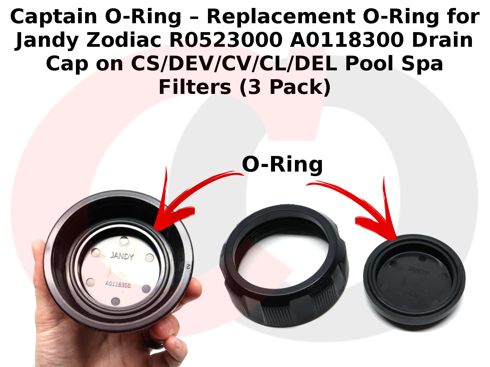 Captain O-Ring – Replacement O-Ring for Jandy Zodiac R0523000