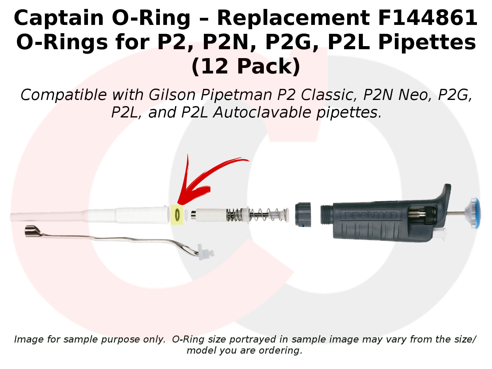 Captain O-Ring – Replacement F144861 O-Rings for Gilson Pipetman