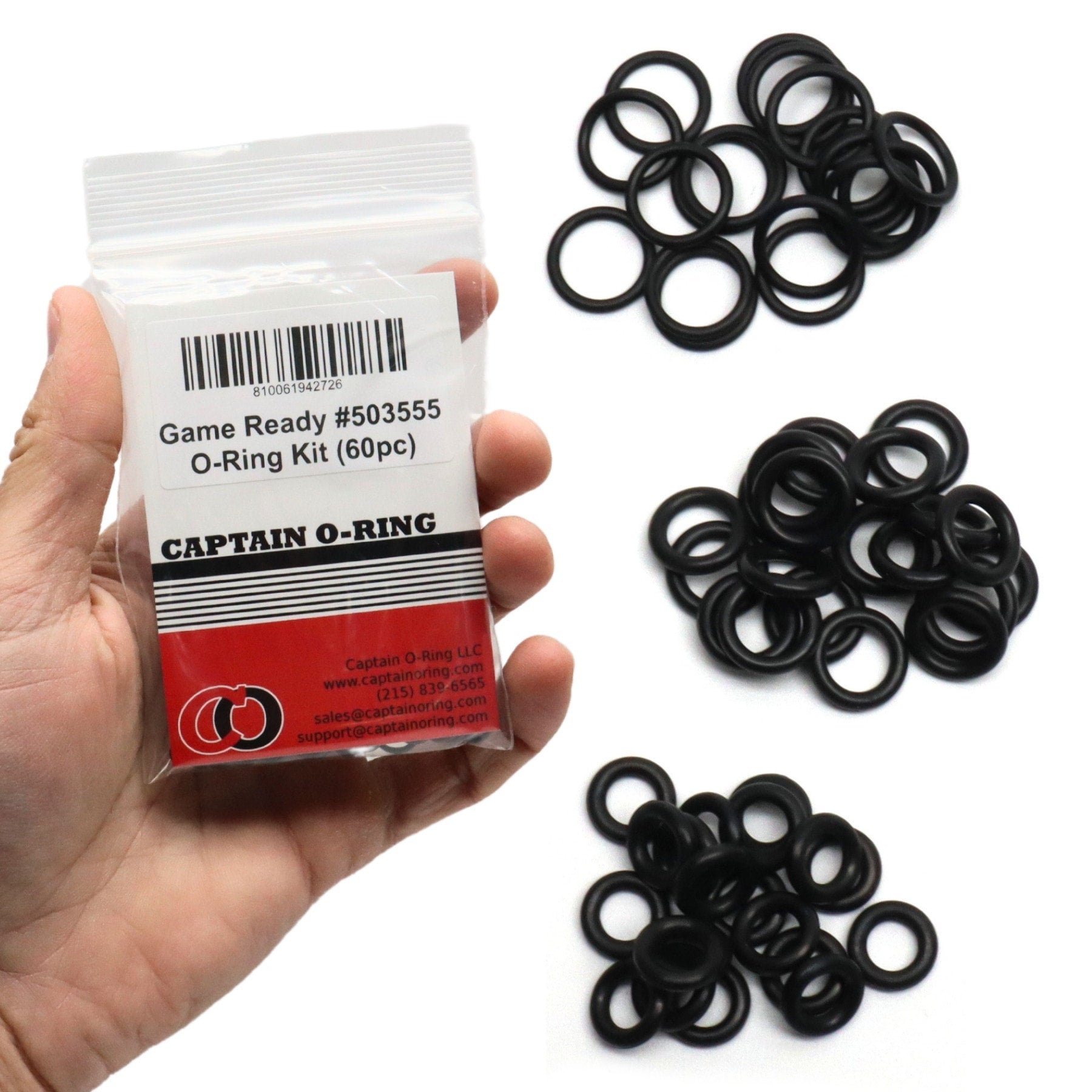 Captain O-Ring – Replacement 60pc O-Ring Set #503555 for Game