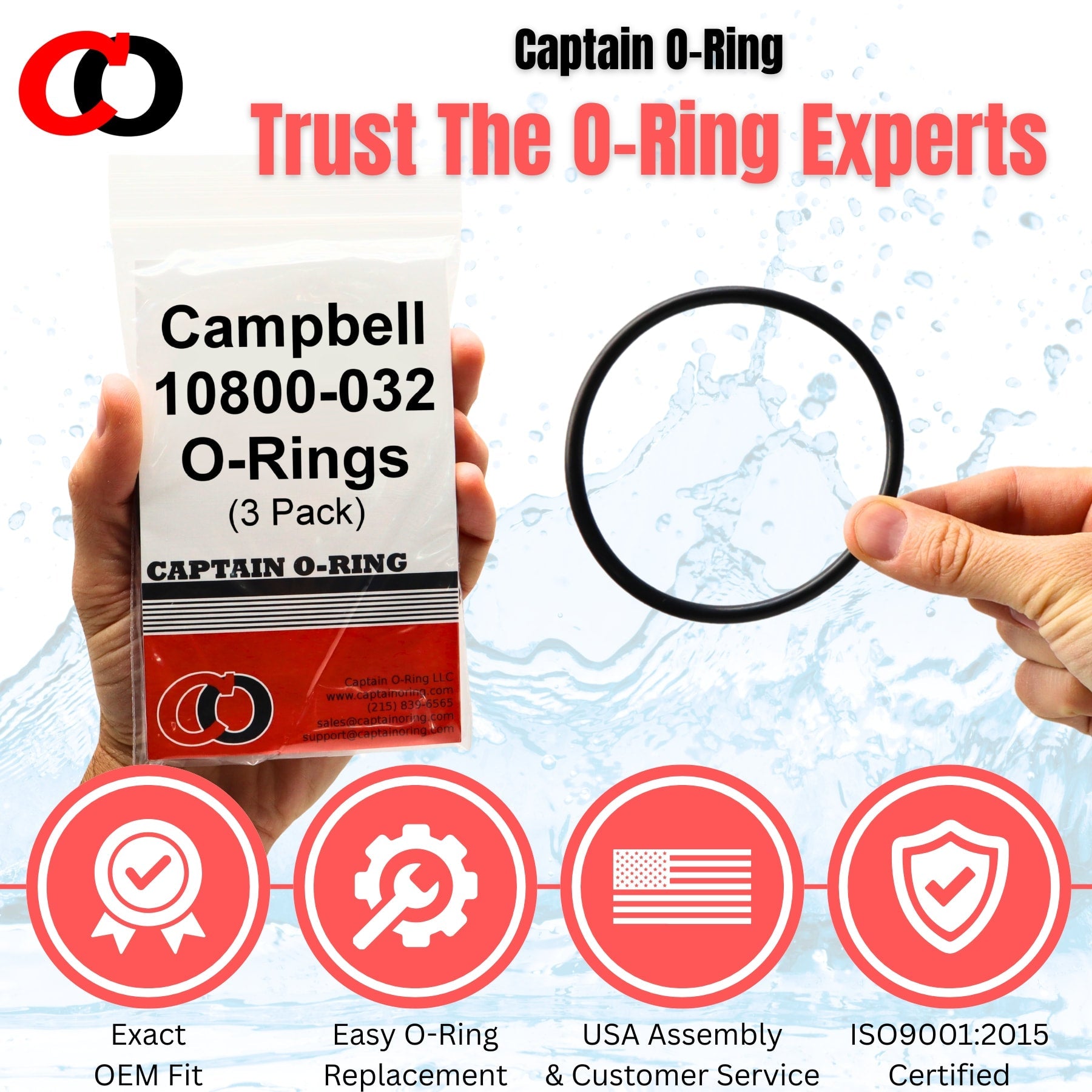 Captain O-Ring – Replacement 10800-032 O-Rings for Campbell BSF10