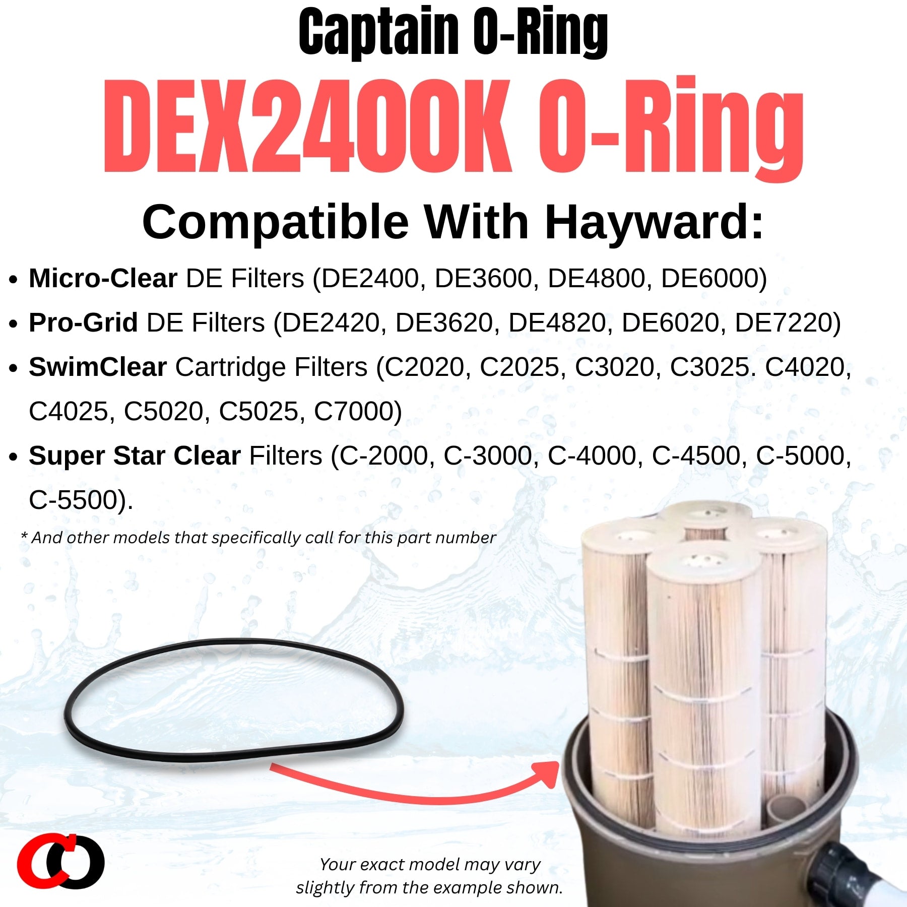 Captain O-Ring – Replacement DEX2400K O-Ring for Hayward Micro