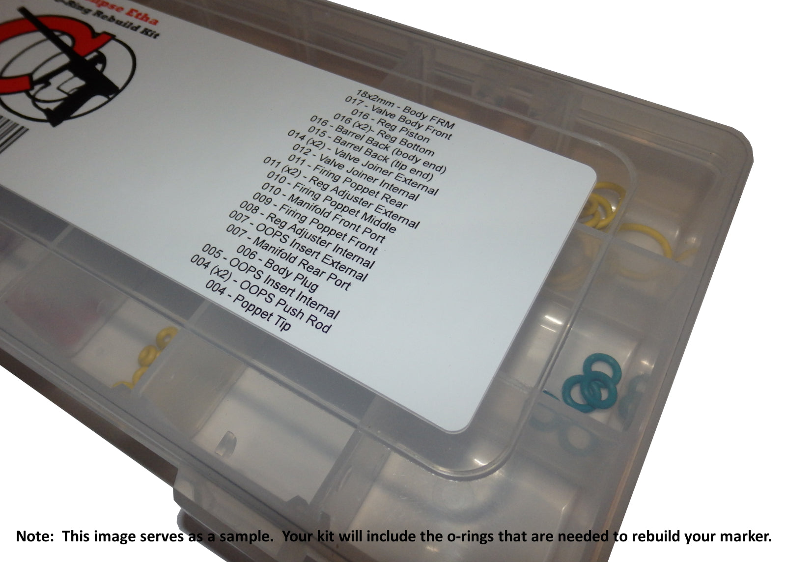 JT Impulse - COLOR CODED O-Ring Kit [Select 3x Bag/ 5x Box