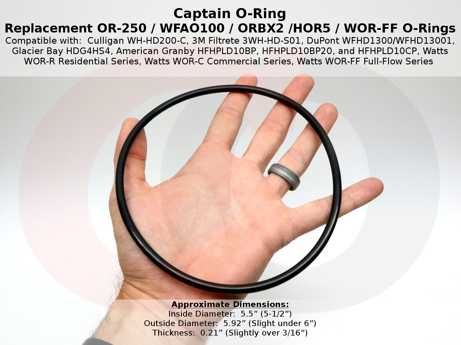 Whole House O-Ring Replacement Kit – 5.5” OD Diameter O-Rings for Filt –  Express Water